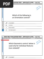 GD&T Selft Evaluation Test - Level 4