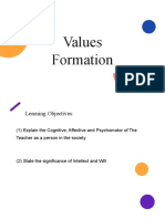 Values Formation