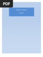 Grammar Package 1 - Adjectives Preview