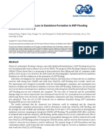 SPE-191545-MS The Role of Chemicals Loss in Sandstone Formation in ASP Flooding Enhanced Oil Recovery