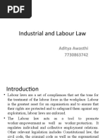 Industrial and Labour Law