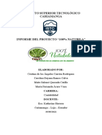 Informe Del Proyecto 100% Natubila