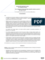 Resolucion Nacional 4 17 de Febrero de 2021 Por Medio Del Cual Se Modifica El Reglamento Interno de Trabajo Expedido Mediante Acuerdo 22 Del Mayo de 2021