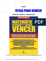 Apostila Matematica para Vencer 10