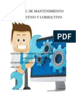 Informe - Mantenimiento Preventivo y Correctivo