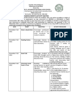 Reading Month Activity Matrix SY 22 23