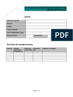 Quality Management Plan - Template - ESP