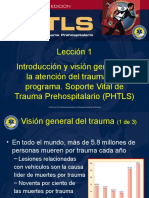 Introducción y Visión General de La Atención Del Trauma y El Programa