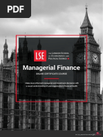 Lse Managerial Finance Online Certificate Course Prospectus