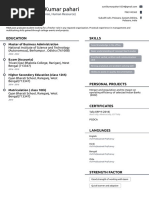 Sunil Kumar Pahari (Resume)