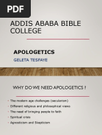 Apologetics Lesson 1 - 3