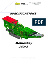 McCloskey, J40v2 Technical Spec