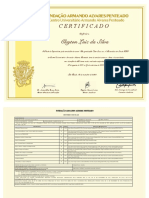 Cleyton Luiz Da Silva - Certificado e Histórico