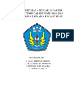 LAPORAN PERCOBAAN PENGARUH FAKTOR EKSTERNAL TERHADAP PERTUMBUHAN DAN PERKEMBANGAN TANAMAN KACANG HIJAU-dikonversi