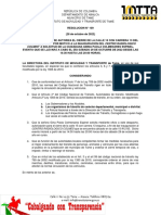 RESOLUCION 109 DE 2022 CIERRE VIAL Calle 15 Con Carrera 13 INAGURACIÓN CENTRO RADIOLÓGICO COLMES