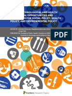 Social, Technological and Health Innovation: Opportunities and Limitations For Social Policy, Health Policy, and Environmental Policy