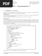 TP5: Programmation C: 1 Algorithmes de Recherche