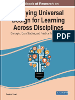 (Advances in Educational Technologies and Instructional Design) Frederic Fovet (Editor) - Handbook of Research on Applying Universal Design for Learning Across Disciplines_ Concepts, Case Studies, And