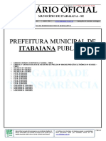 Diário Oficial: Prefeitura Municipal de