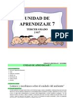 Unidad de Aprendizaje 3° - Setiembre