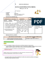 Reconocemos Las Características - Matemática