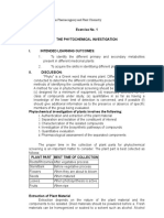 Steps For Phytochemical Investigation