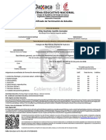 Sistema Educativo Nacional: Certificado de Terminación de Estudios