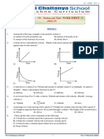 Intso Stso Physics Class Vii Motion and Time Worksheet-3