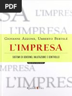 Limpresa. Sistemi Di Governo, Valutazione e Controllo (Giovanni Azzone, Umberto Bertelè) 