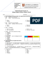 National Exam Practice 12