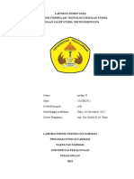 Laporan Sementara Praktikum Formulasi Teknologi Sediaan Steril Sediaan Salep Steril Eritromisin 0,5%