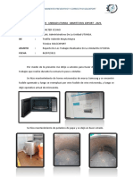 Informe Mantenimiento Preventivo y Correctivo Solexport