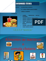 Comida Chatarra Grupo 2 Exponer