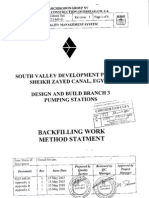 Back Filling Work Method Statment