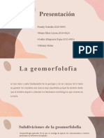 La Geomorfologia