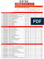 Ifb Ultramiles Price List Effective From 01.07.2022