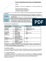 Tema 6 Las Prestaciones de La S.S. para Los Trabajadores