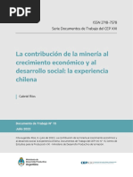 El Aporte de La Mineria Al Crecimiento Económico - La - Experiencia - Chilena