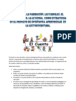 El Cuento, La Leyenda, La Narracion, La Fabula, La Dramatizacion Como Estrategia de Aprendizaje