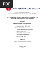 Informe Estructural Grupo Unión Universitaria