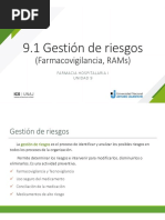 9.1 Gestión de Riesgos - FV y RAM