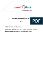 Internship Report Bank