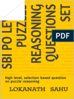 SBI PO LEVEL PUZZLES REASONING - Lokanath Sahu