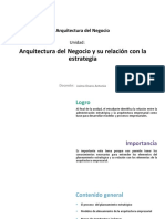 U2 - Arquitectura Del Negocio y Su Relación Con La Estrategia