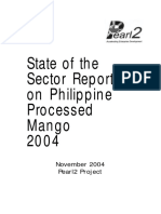 Processed Mango Pearl State of The Sector Report 2004