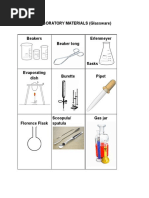 LABORATORY MATERIALS (Glassware)