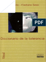 (Colección Vitral) Paolo Collo, Frediano Sessi - Diccionario de La Tolerancia-Grupo Editorial Norma (2001)