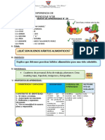 Tutoria ¿Qué Son Buenos Habitos Alimenticios