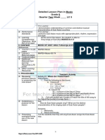 Detailed Lesson Plan in Music Grade 8 Quarter Two Week