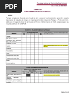 Mod-20 Cuestionario de Grado de Riesgo